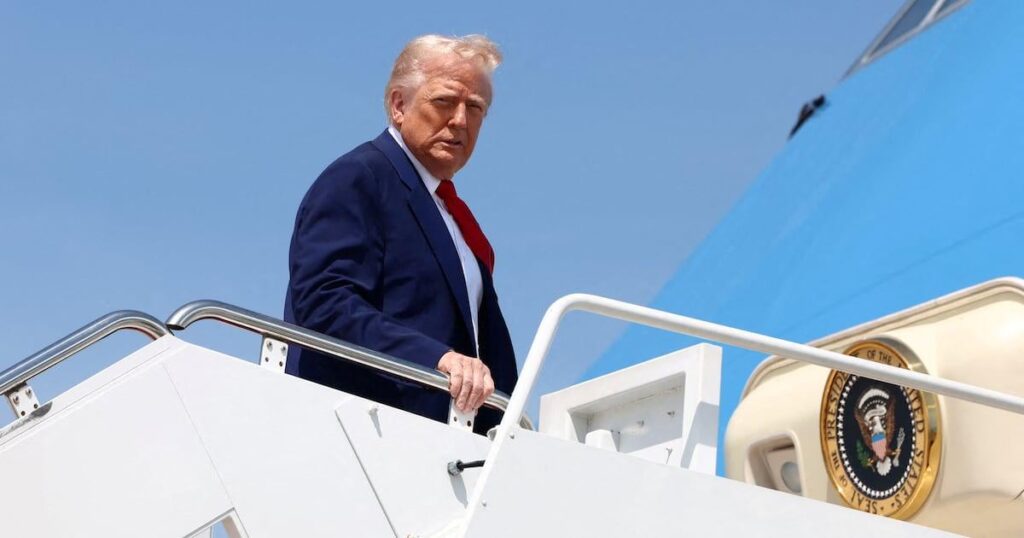 Trump nimmt freie goldene 'Air Force One' von Katar - und hält es nach dem Amt
