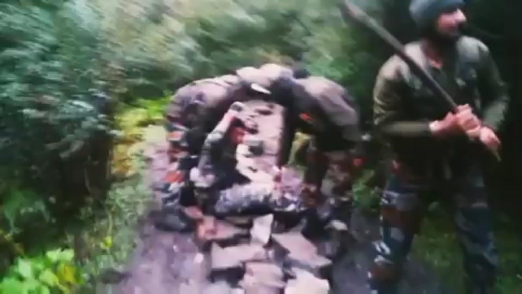 Chinesische Soldaten erfassten bei. Arachal Grenze, Indien (9/11/24)