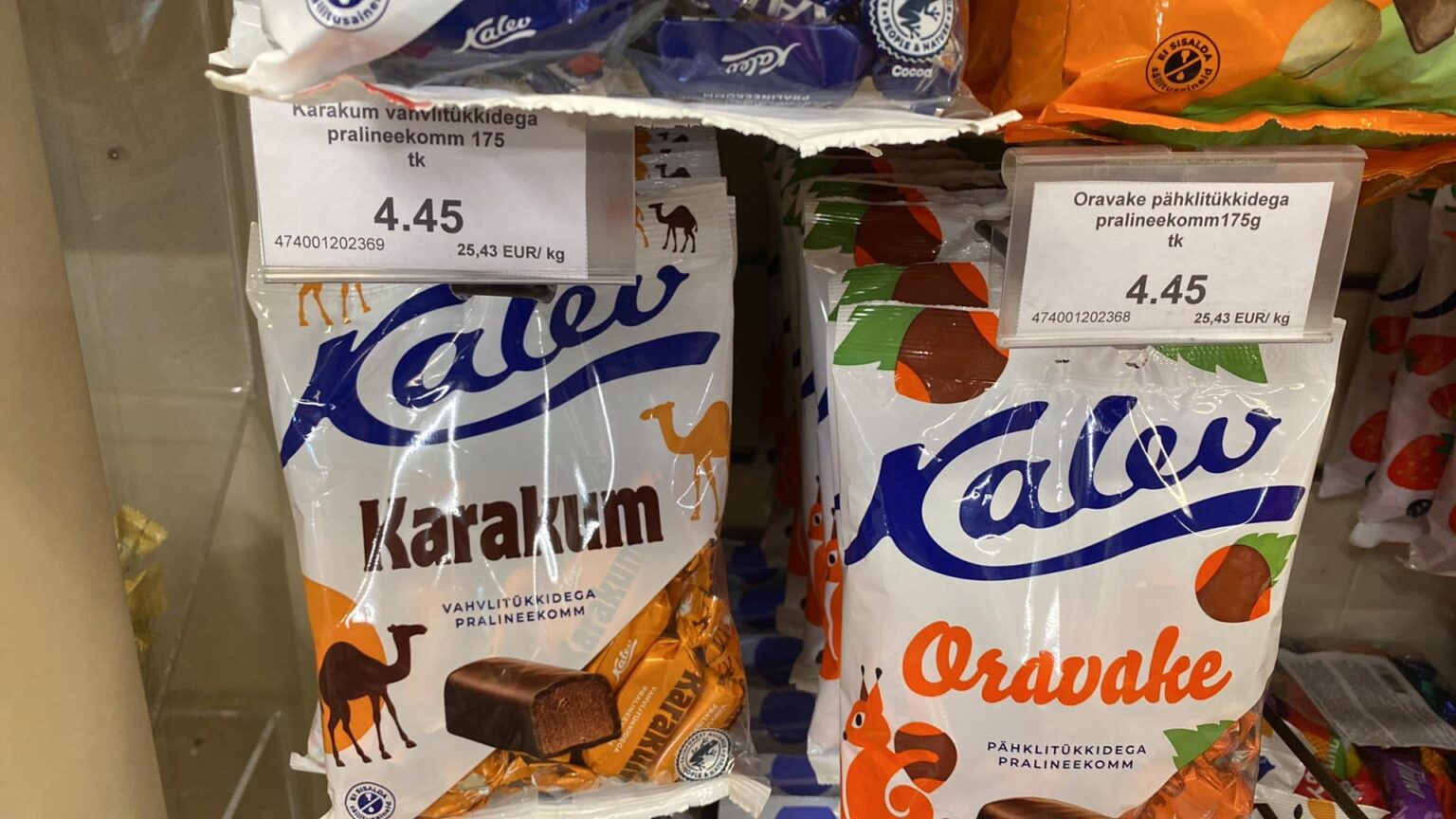 Kalevs Süßigkeiten sind zu einer Luxusgüter geworden. Wer kauft noch estnische Süßigkeiten?
