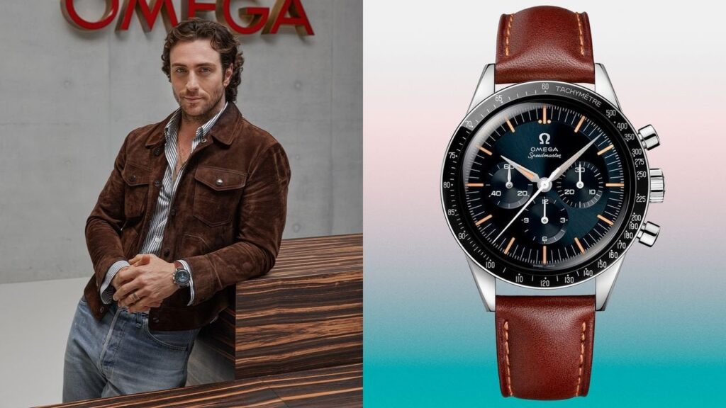 Aaron Taylor-Johnson kündigte offiziell als neuer Markenbotschafter der legendären James Bond Watchmakers Omega an, die Spekulationen antaps