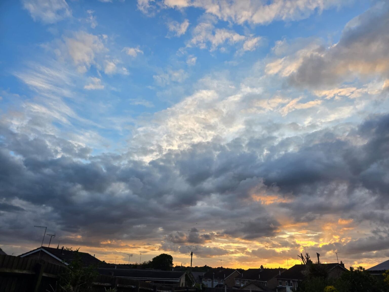 Hat noch jemand eine Liebe zu Wolken? Die Wolken waren heute Abend sehr flauschig 😍