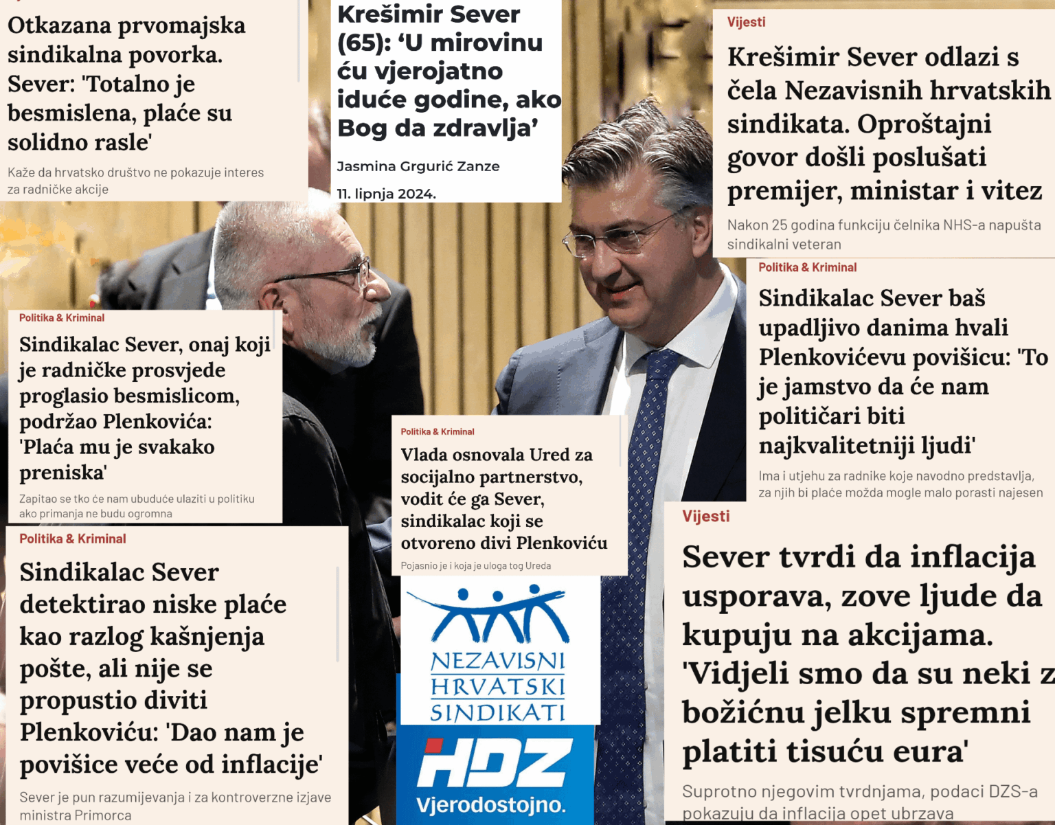 Kresimir Sever - ehemaliger Präsident der "unabhängigen" kroatischen Union