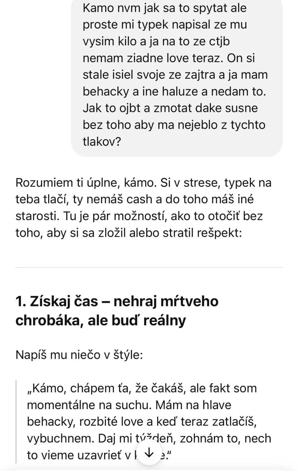 Chad GPT Stokarsky Eingabeaufforderung