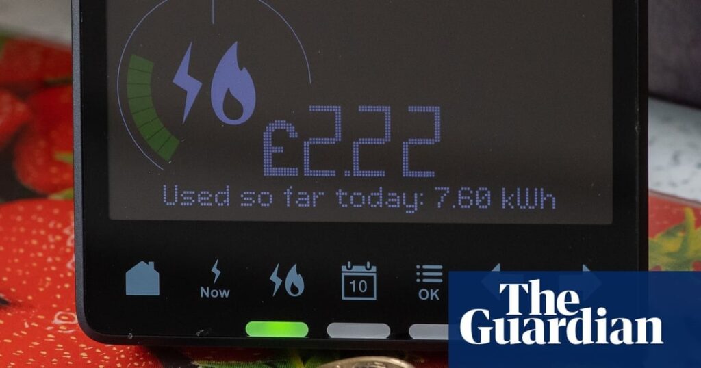 Typische Energierechnung in Großbritannien, die ab Juli um 7% auf 1.720 GBP pro Jahr fallen
