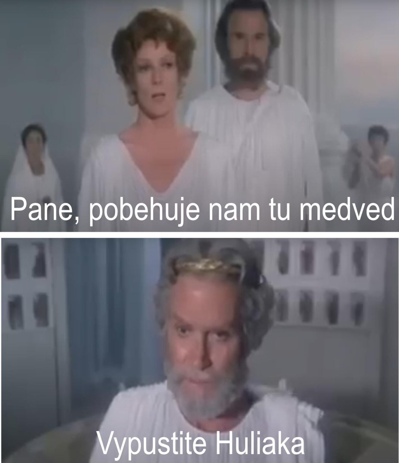 Huliak abtropfen!