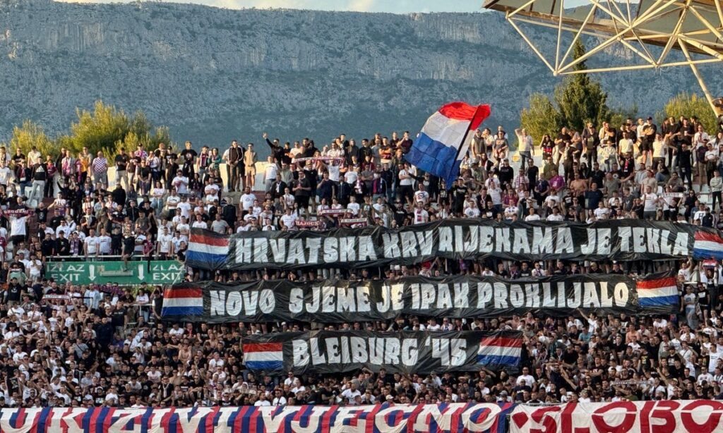 Torcida sang im adriatischen Derby nach Hause gesungen