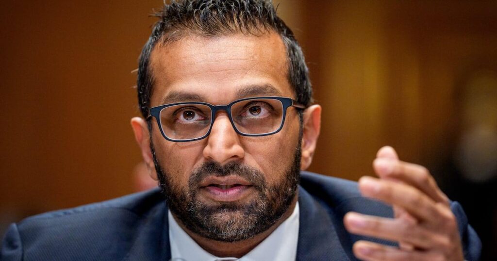 Kash Patel ärgert sich ernsthaft mit FBI -Beamten