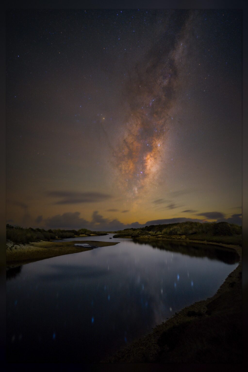 Fluss der Sterne, Awarua Bay, Neuseeland