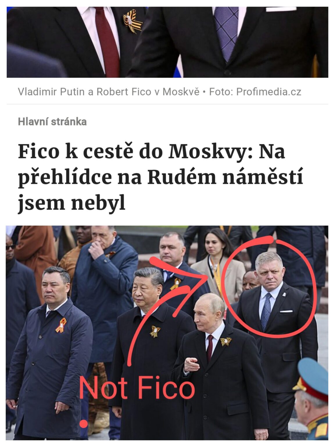 Er sagte, er sei nicht da ...