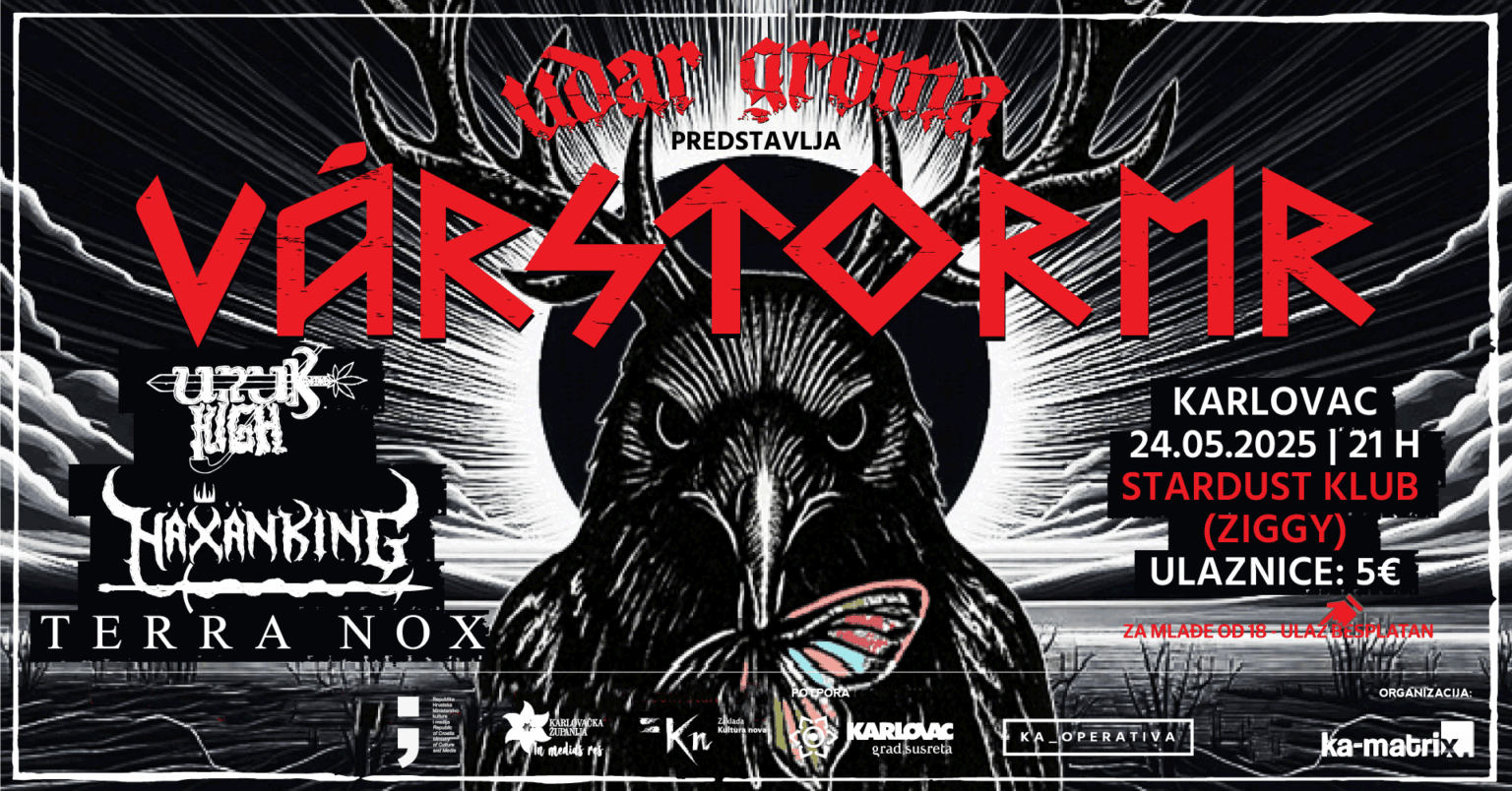 Frühlingsausgabe des Independent Music Festivals "Thunderburd" (Stardust, Karlovac, 24.5.)