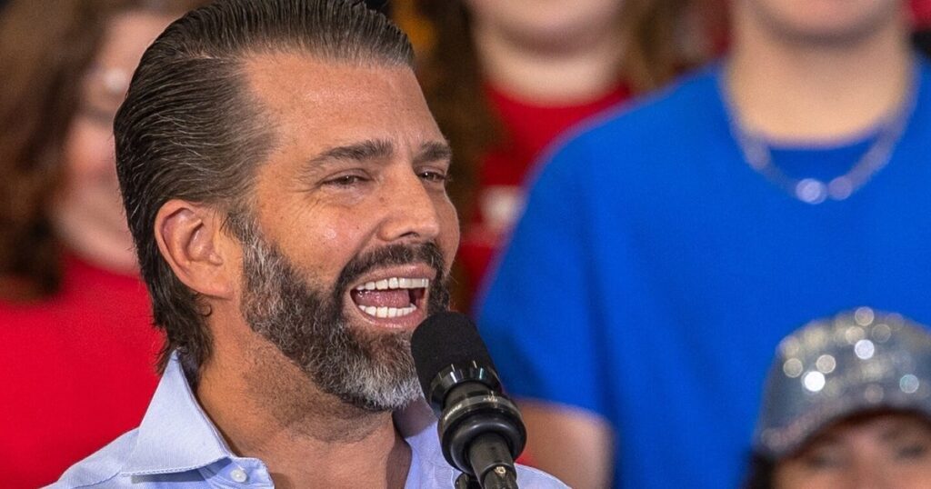 Donald Trump Jr. hat über Bidens Krebs "ekelhafte" Post übertroffen