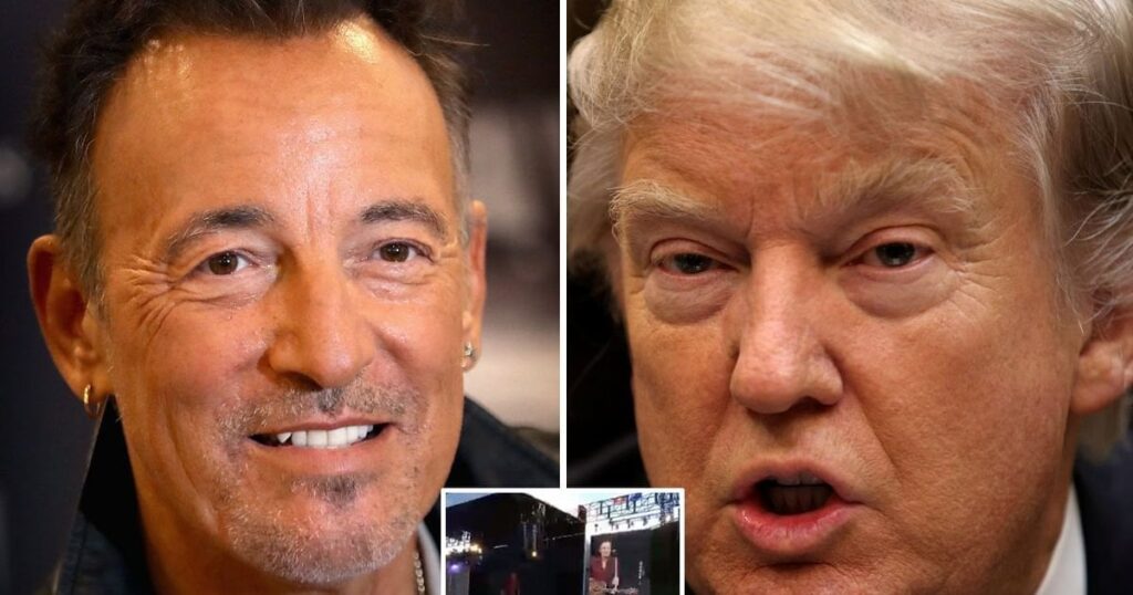 Bruce Springsteens wortlose Botschaft für Trump, nachdem er als "ausgetrockneter Pflaume" genannt wurde
