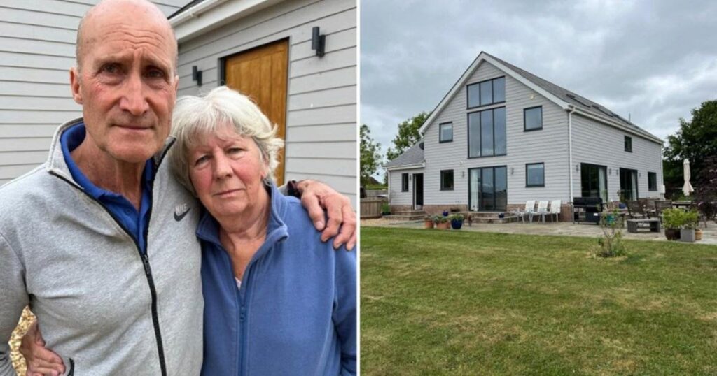 Ehepaar, das illegal £ 1.000.000 Haus gebaut hat, um es abzureißen