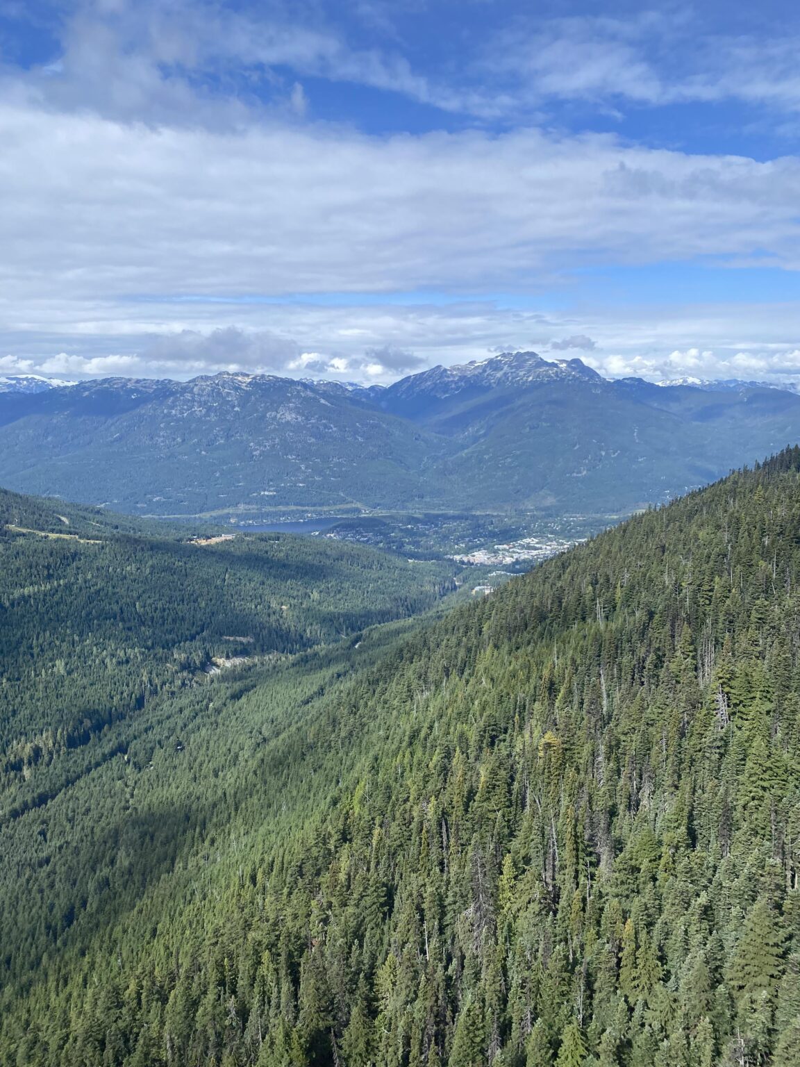 Schöne BC -Aussicht von Whistler Schöne BC -Aussicht von Whistler