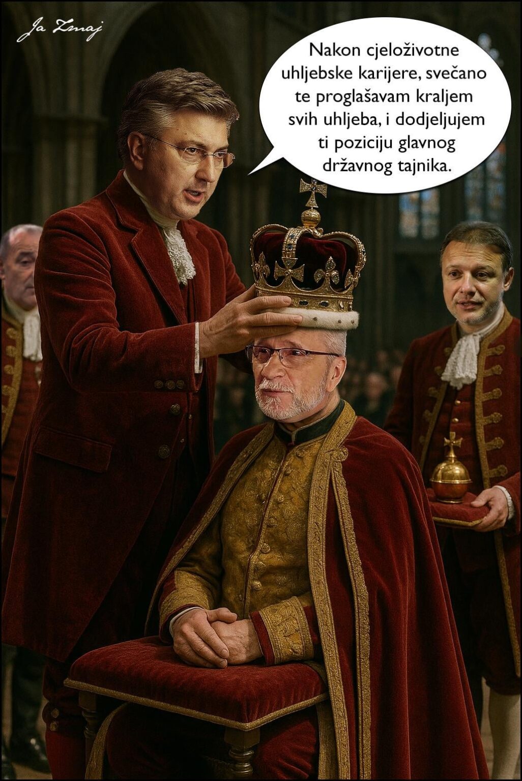 Krönung von König Kresimir ...