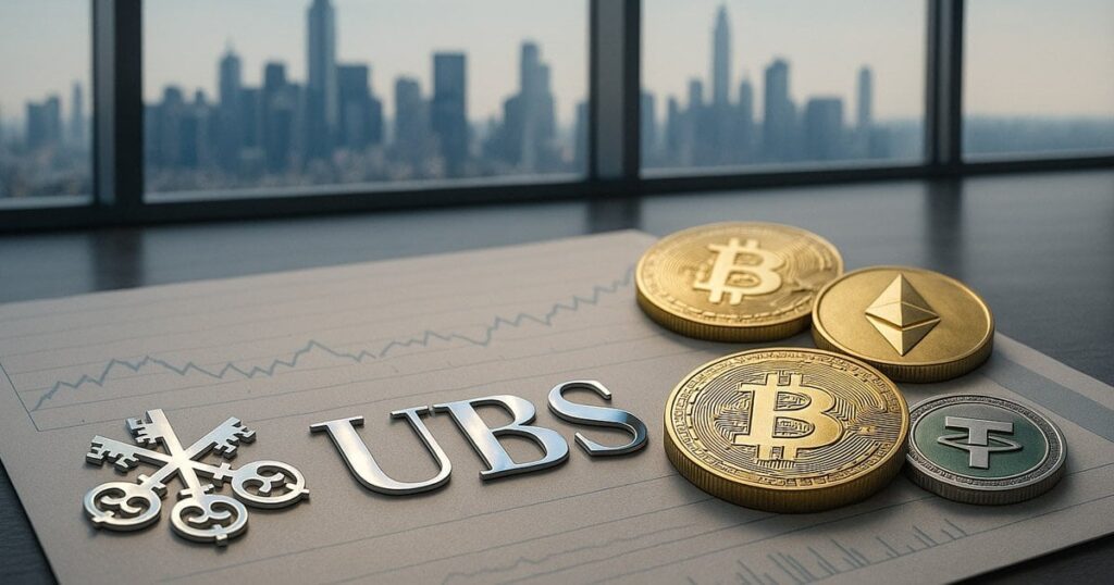 UBS enthüllt wohlhabende Anleger, die die Kryptowallokationen auf 5%erhöhen und bitweise wiederkommen