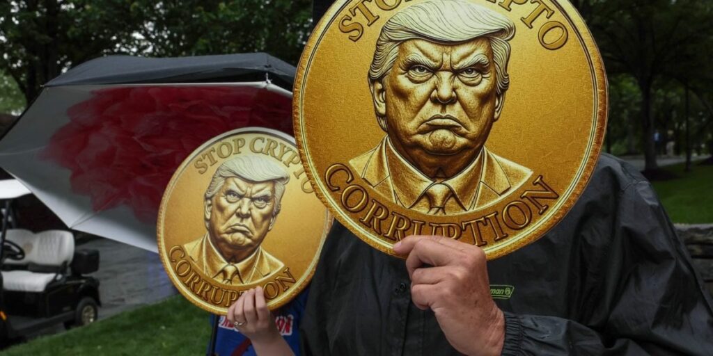 Influencer, der an Trumps Memecoin -Abendessen teilgenommen hat, sagt, er habe ein Walmart -Steak - und keinen Zugang zum Präsidenten