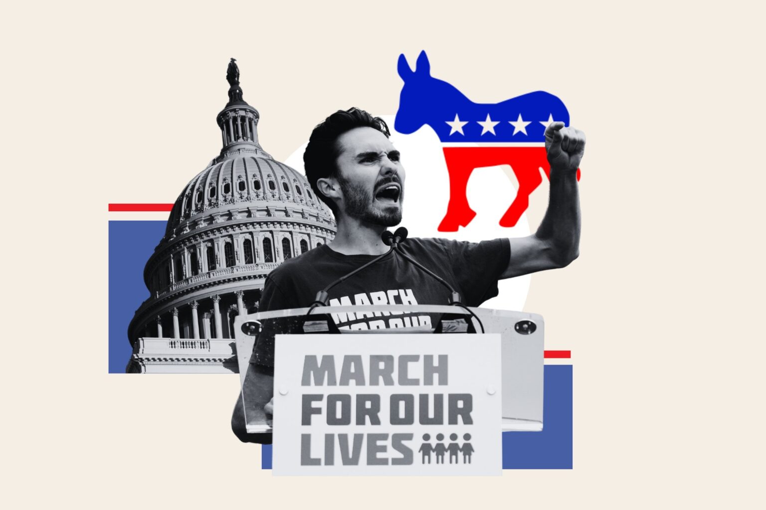 David Hogg sagt, er werde für Demokraten kämpfen, auch wenn sie ihn verdrängen