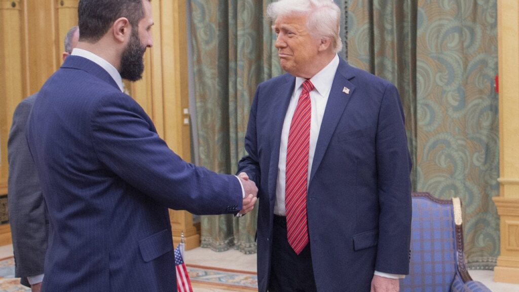 Trump für Ahmed al-Saras nach dem Treffen: "Attraktiv, harter Kerl"