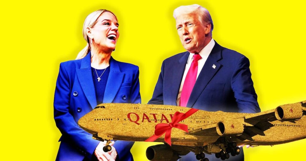 Pam Bondi kocht ein dreistes Programm, um Trump ein freies Flugzeug zu geben