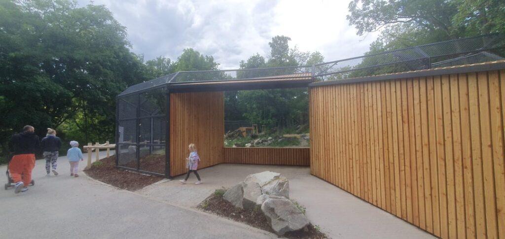 Neues Gehege für den eurasischen Luchs im Bratislava Zoo
