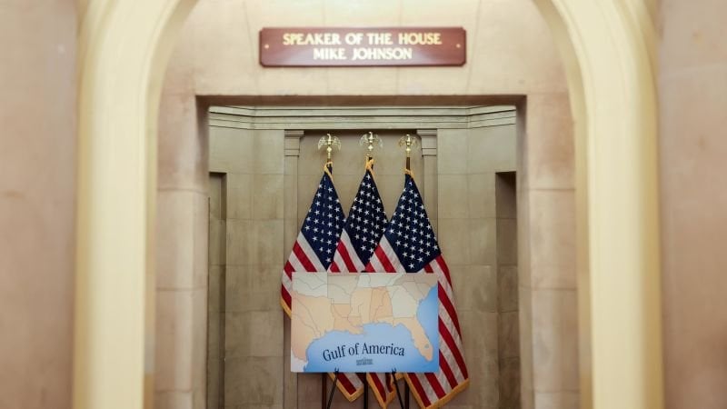 GOP -Drang, Trumps "Golf of America" ​​zu formalisieren