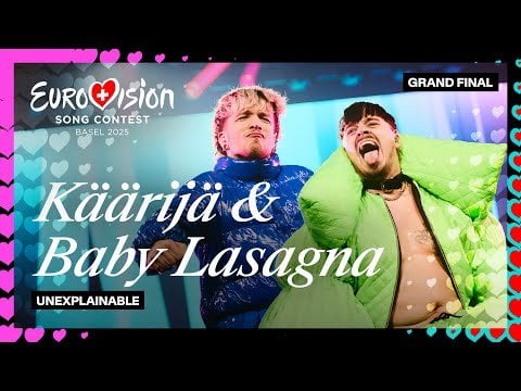 Käärijä & Baby Lasagna - #eurodab beim großen Finale | Eurovision 2025 - Wow