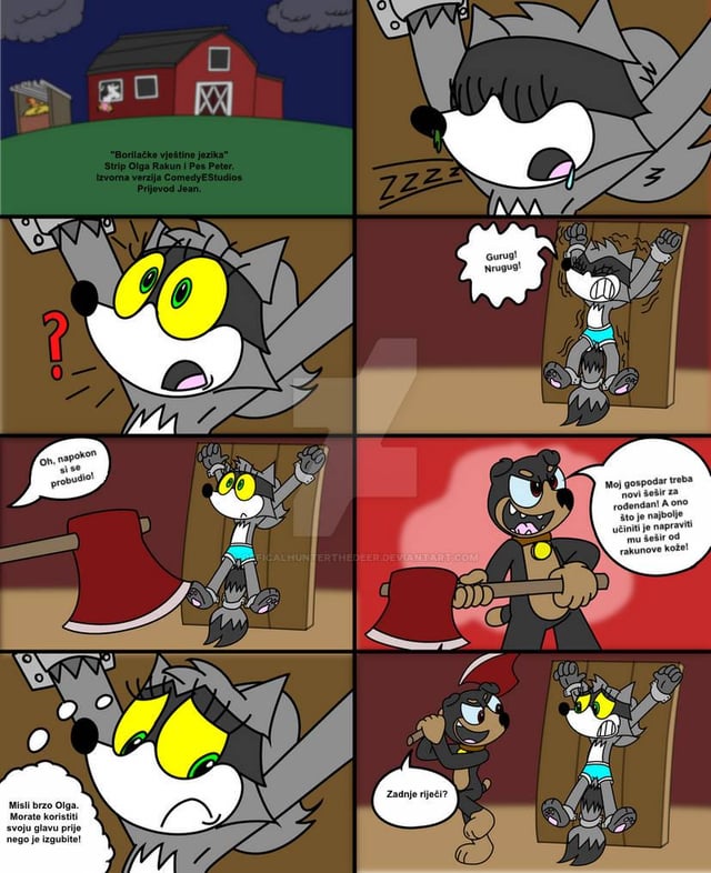 Comic -Buch über Kroaten
