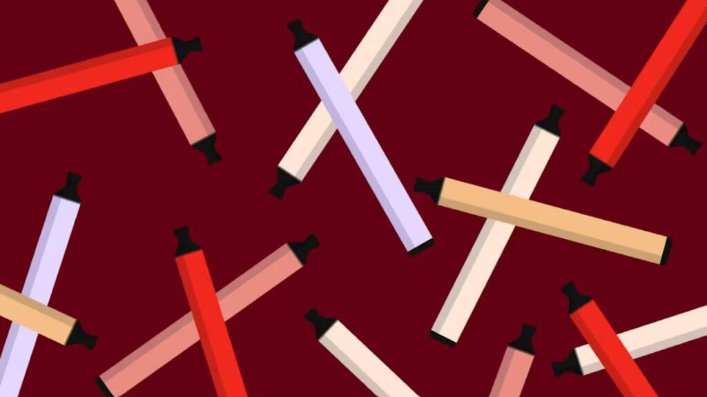 Das National Board of Health klingt nach einer "beängstigenden" Nikotin -Tendenz unter jungen Alarm [ca. 30% af 14-17 årige bruger nikotinposer, vapes eller puff-bars]