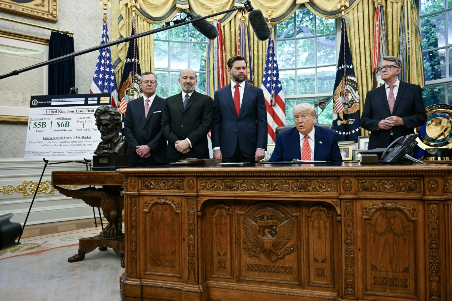 Donald Trumps Zustimmungsbewertung für die Wirtschaft ist auf ein neues Tiefst