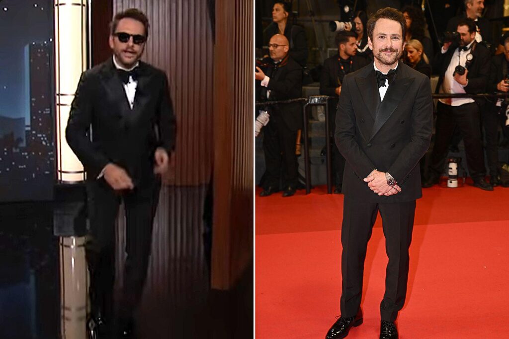 Charlie Day macht das Beste aus dem ersten Smoking, den er jemals besessen hat: "Ich habe es zum Schulabfall getragen!"