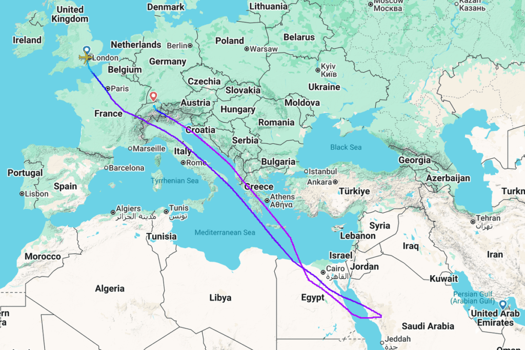 Ba Gulf Flüge storniert und umgeleitet, nachdem Trump den Iran und die Spannungsmontage getroffen hat