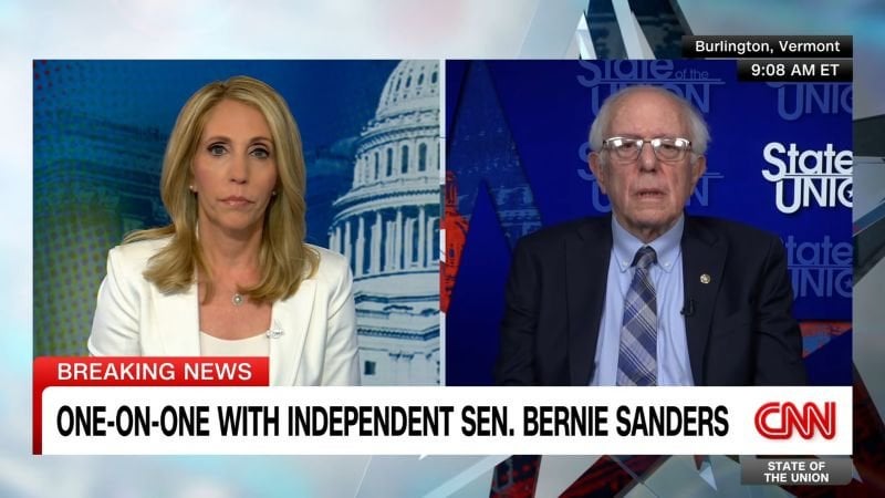 Sanders: "Wir haben einen Präsidenten, der dieses Land schnell in den Autoritarismus bewegt"