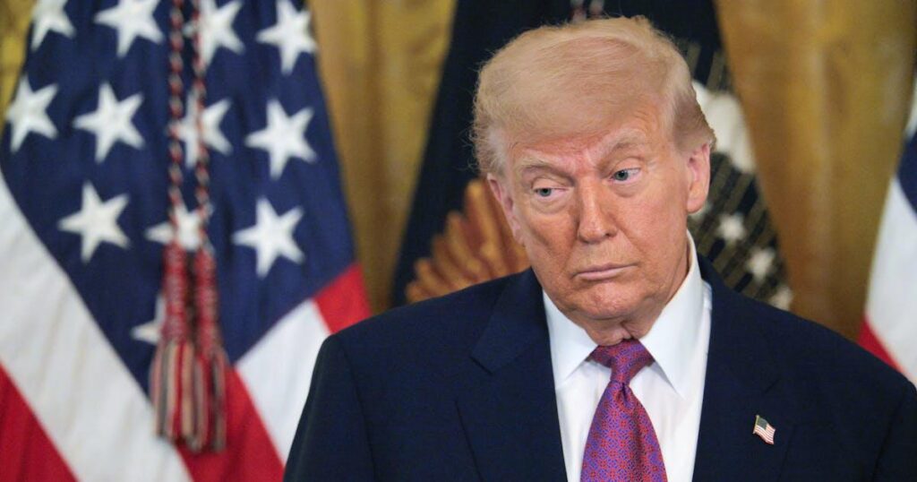 Transkript: Trump platzt eine dunkle Maga -Wahrheit aus und gibt Dems eine Waffe aus