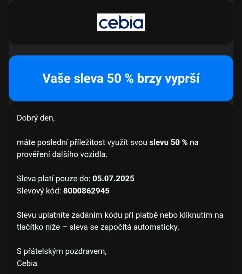 Cebia, wenn jemand verwenden würde: