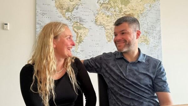 Carina und Mikkel haben Ja gesagt, eine Mentoring -Familie zu werden