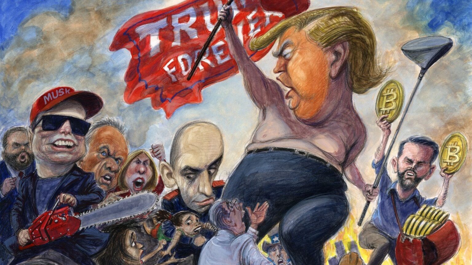 Donald Trump zerstört die Wirtschaft und führt Krieg gegen die Armen