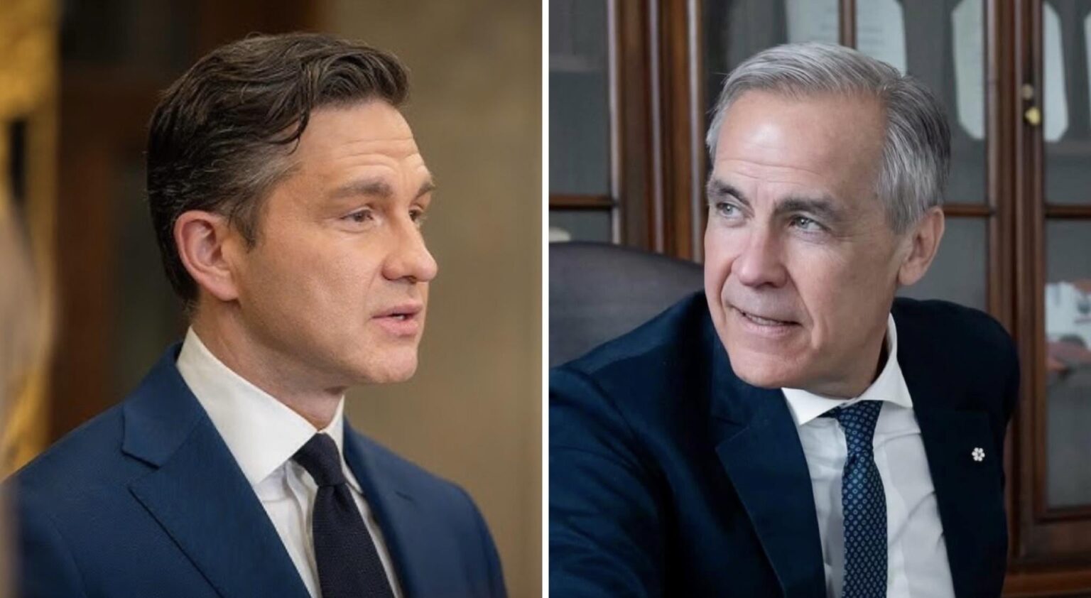 Mark Carney führt Pierre Poilievre in Net Favorability um 70 Punkte an