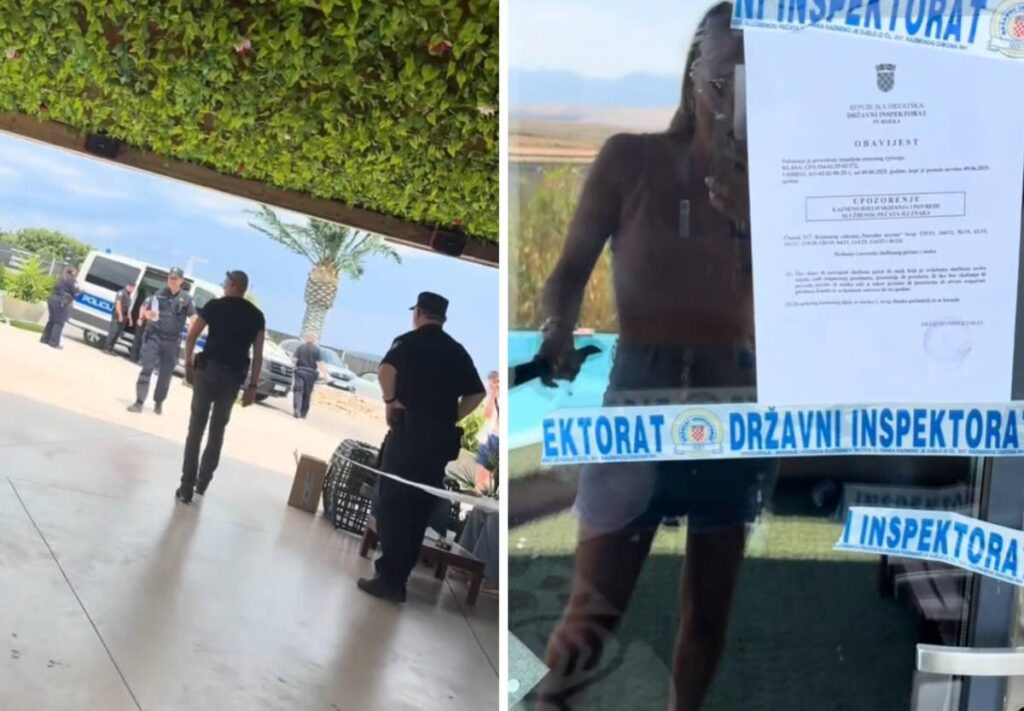 Polizei und Inspektoren betraten das Luxusresort auf PAG und besiegelten alles, die Gäste waren ausgeworfen - Inspectorate: "Wir haben sie jeden Tag gewarnt - sie antworteten nicht"
