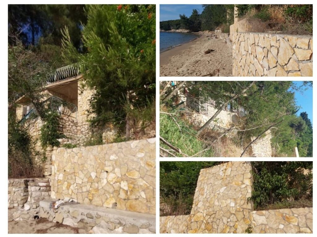 Was wartet die Inspektion? Im Lopar auf RAB bauen große Wände in Richtung illegaler Gegenstände am Meer. Gemeinde: „Wir haben die Bauinspektion letztes Jahr informiert!“ Was wartet die Inspektion? Im Lopar auf RAB bauen große Wände in Richtung illegaler Gegenstände am Meer. Gemeinde: "Wir haben die Bauinspektion letztes Jahr informiert!"