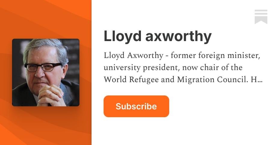 Ehemaliger liberaler Abgeordneter Lloyd Axworthy: "Wo sind die Ellbogen gegangen?"