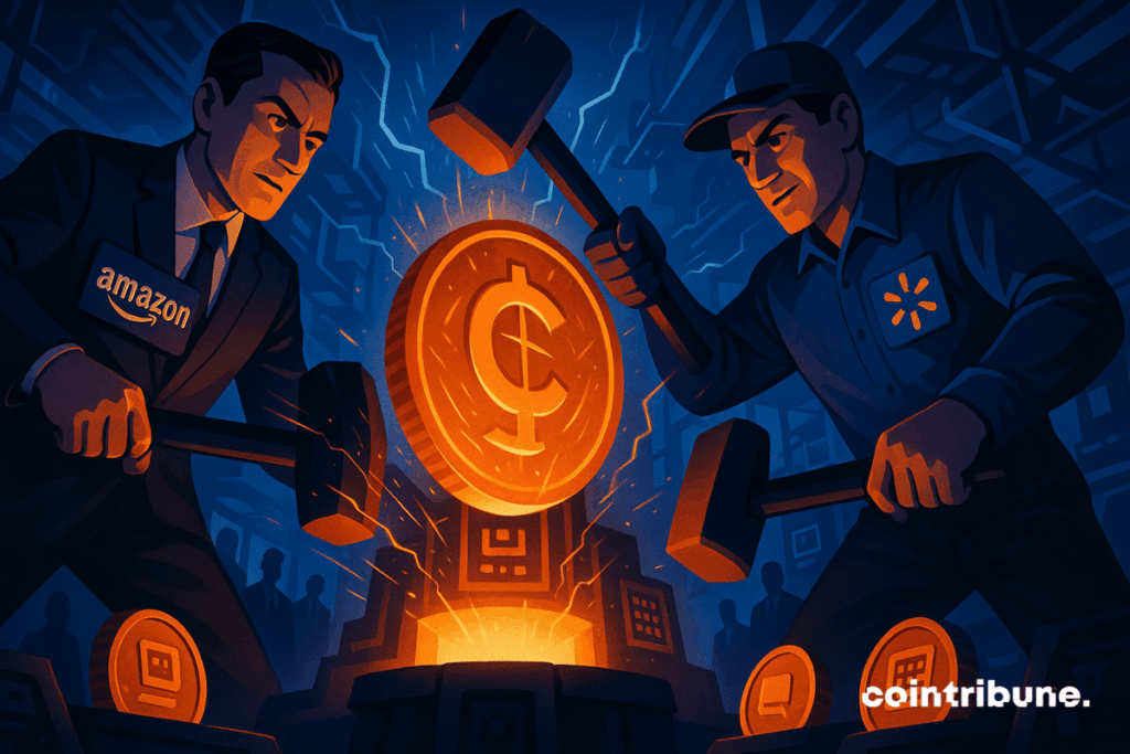 Amazon und Walmart beschleunigen auf der Spur von Stablecoins Amazon und Walmart beschleunigen auf der Spur von Stablecoins