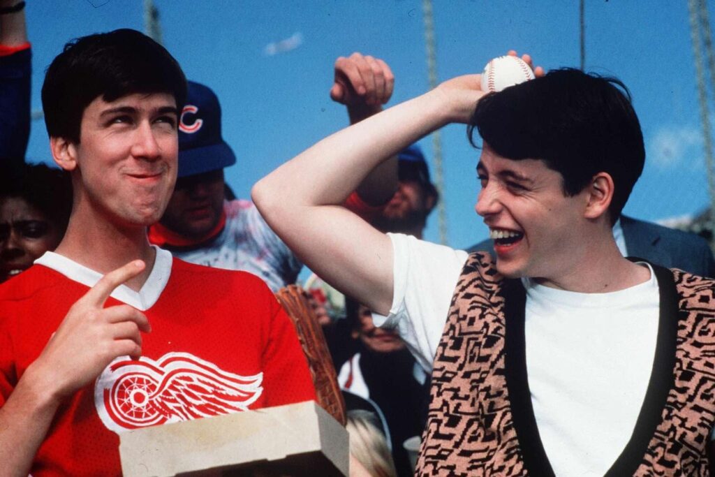 Alan Ruck sagt, dass die Dreharbeiten zur Wrigley -Feldszene in Ferris Bueller "wie nach Hause kommen" gewesen seien.