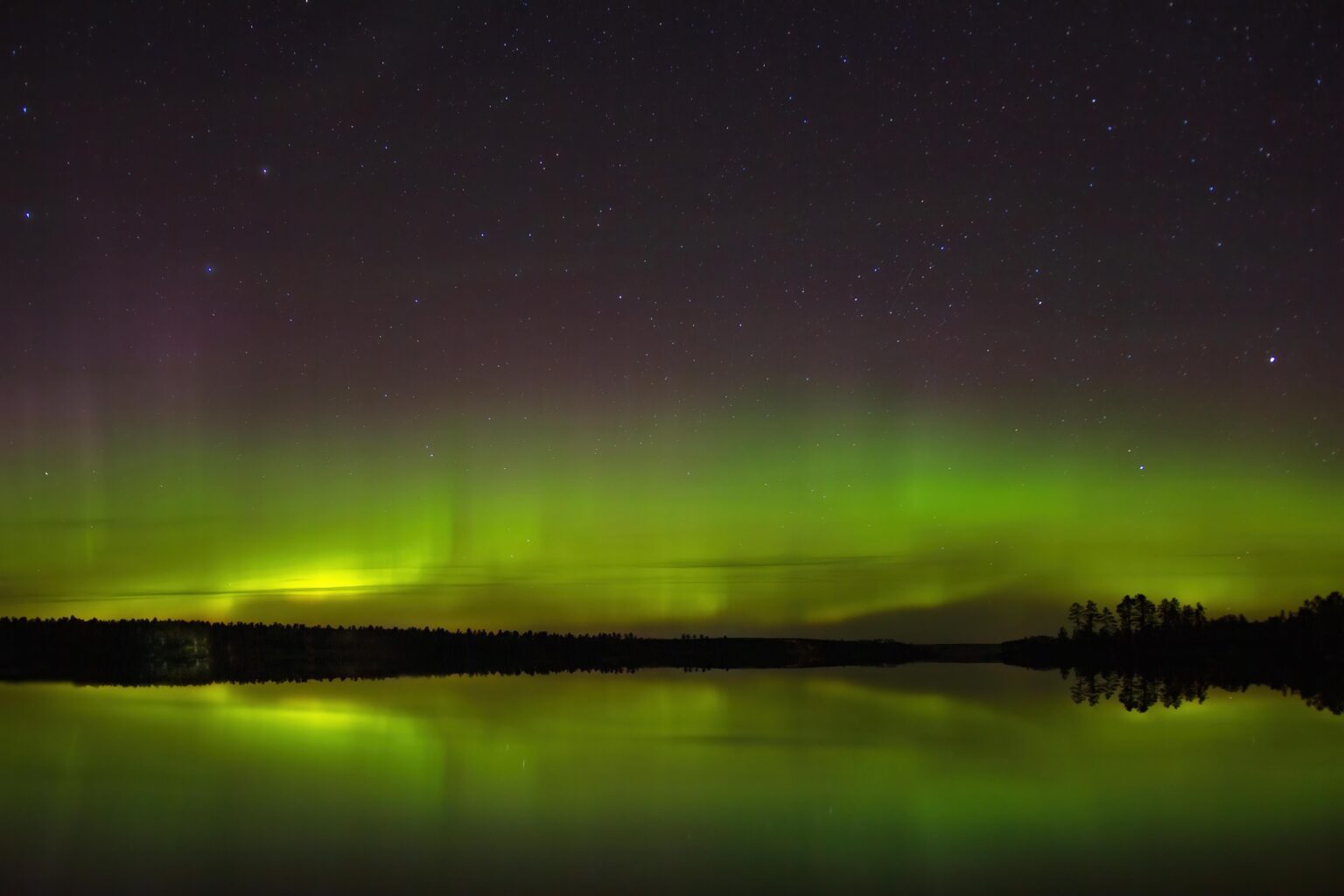 In der Nähe der Stadt Aurora, mn