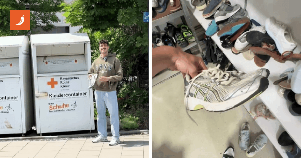 Der deutsche Influencer spendete Turnschuhe und fand sie in BIH: "Sie verkaufen 20 km."