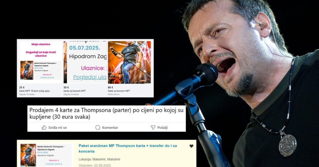 Masseverkleidung Karten für Thompsons Konzert: Wir sind auf die Aktion „3 + 1 Gitter“ gestoßen, aber auch Arrangements, die übertragen werden, um Hypodrom und Rücken zu übertragen