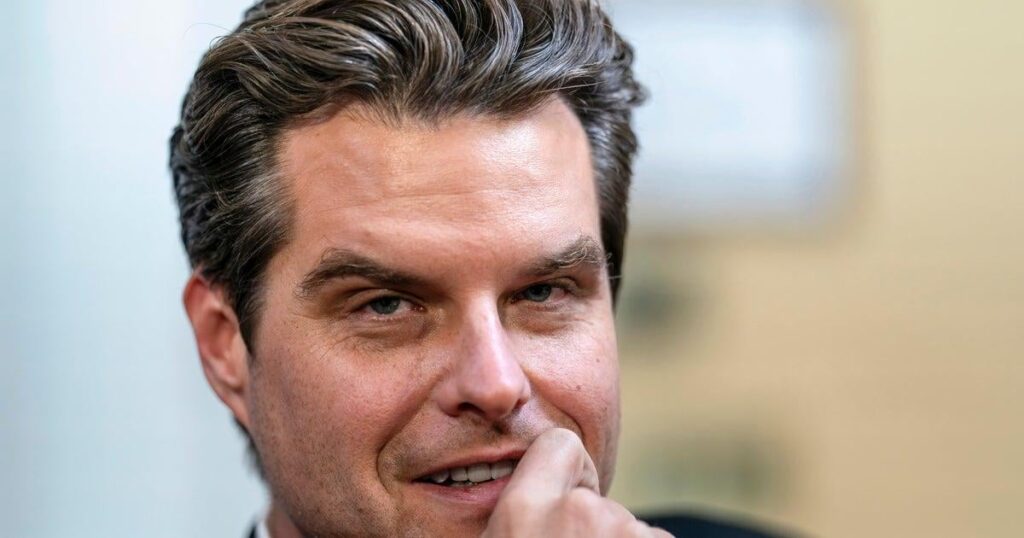 Matt Gaetz hat seiner Mutter eine SMS darüber geschrieben, wie er Trump „führt“ Matt Gaetz hat seiner Mutter eine SMS darüber geschrieben, wie er Trump „führt“