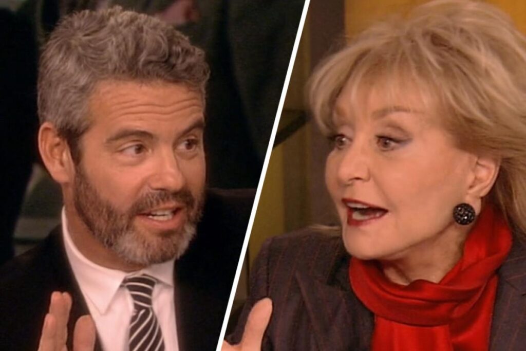 Barbara Walters "stürzte" in Andy Cohen während der Werbepause von 'The View': „Wie kannst du es wagen, mich in meiner eigenen Show zu beleidigen?“