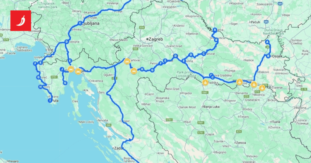 Hak schlägt die Adria Fremde vor, weil Thompson hundert Kilometer mehr reisen
