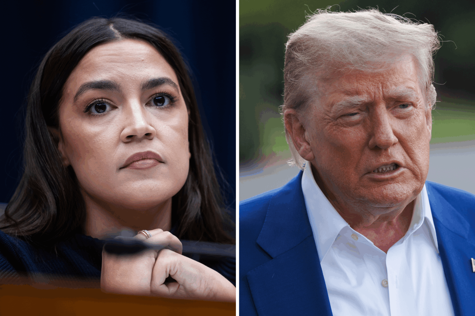 Donald Trump gibt die Warnung an AOC nach dem Vorstoß